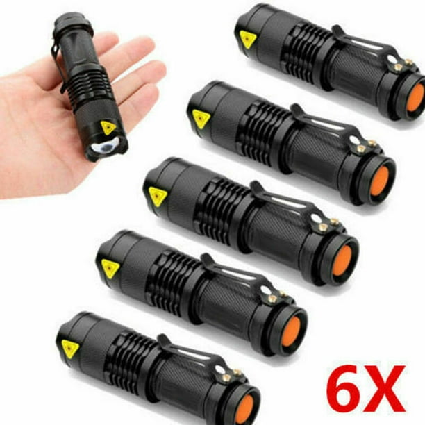 Outdoor Portable Mini Q5 LED Zoomable 1200 Lm Flashlight Torch Light Green